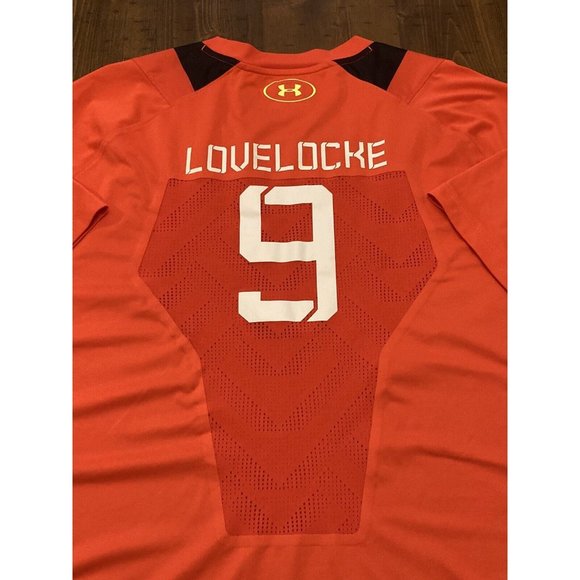 2015 UA Jerry Lovelocke 9 NFL Combine Jersey Baltimore Ravens QB Issued Worn - Picture 5 of 7